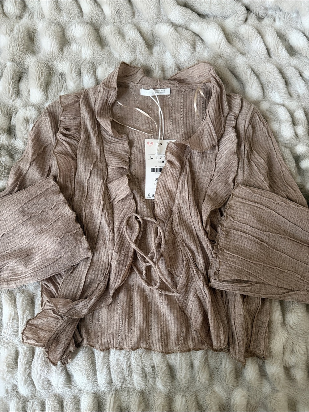 Zara sheer cardigan